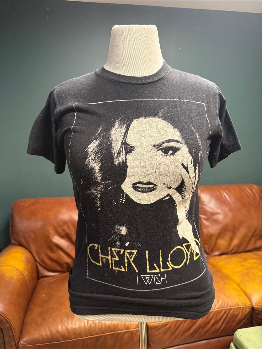 Vintage Tultex Black Cher Lloyd Tour Graphic Tee
